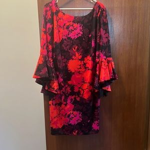 Red black dress size 12